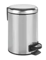 WENKO Kosmetikeimer LEMAN silber BHT 17x25x22.50 cm silber
