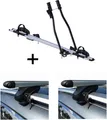 Fahrradträger SAGITTAR + Relingträger VDP L120 kompatibel mit für Seat Exeo ST (Kombi) 3R5 ab 9