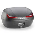 Bauletto Monolock GIVI E455 Simply IV Schwarz Rot 45L