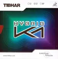 Tibhar Belag Hybrid K1, schwarz, 2,0 mm