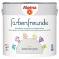 Alpina Innenfarbe Wandfarbe Farbenfreunde Nr. 22 Elefantengrau 2,5L Kinderzimmer