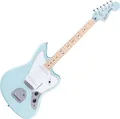 Squier FSR Affinity Series Jaguar Daphne Blue Short Scale E-Gitarre Single-Coil