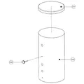 Wolf Pufferspeicher SPU-1-200 für Wärmepumpen 2483884