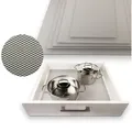 SO-TECH® Schubladeneinsatz Schubladenmatte Orga-Grip Einlegematte silbergrau, für Blum Schubladen mit Breiten 182 - 1082 mm grau|silberfarben 33.2 cm