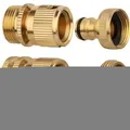Gartenschlauch Adapter 3/4 Zoll Messing Kupplung Wasserhahn Schlauch