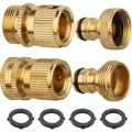 Messing Gartenschlauch Adapter 3 4 Zoll Schnellkupplung 2 Stück
