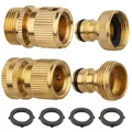 3/4 Zoll Gartenschlauch Adapter Messing Schnellkupplung Wasserhahn