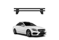 OMAC Dachträger für Mercedes C Klasse W205 2014-2018 ABE Aluminium Schwarz (2-St), Wasserbeständig,Abnehmbar,Multifunktional,Leichtgewichtig