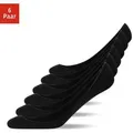SNOCKS Füßlinge Loafer Socken Ballerina Socken (6-Paar) aus Bio-Baumwolle, perfekt für Ballerinas schwarz 35-38