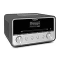 TechniSat DIGITRADIO 586 – DAB+ Hybridradio (Internetradio, UKW, Bluetooth, Spotify, Wireless Charging, App-Steuerung, OLED-Display, USB, CD, MP3, AUX, 20 W, Kompakt-Anlage, Fernbedienung) anthrazit