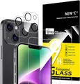 iPhone 14 Hartglas Display- & Kameraschutz, 9H, kratzfest, blasenfreie Montage