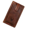 HANDMADE Portemonnaie Herren Damen Leder Reiseorganizer viele Kartenfache RFID
