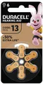 Duracell Hörgerätebatterie ZA13 1.45V 1 St. 290 mAh Zink-Luft