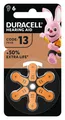 Duracell 167148 Duracell Batterie Hörgeräte EasyTab  13  (PR48)  NEU   6St.