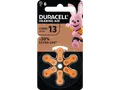 6 Packungen DURACELL DU EASY TAB 13 (PR48) Hörgerätebatterie, Zink-Luft