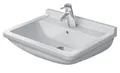 Duravit Waschtisch Starck 3 60cm, 1 Hahnloch, 0300600000, Farbe: Weiß