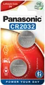 Panasonic CR2032 3V Lithium-Knopfzelle, 2 Stück.