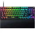 Razer Huntsman V3 Pro Tenkeyless 8KHz - TKL PC-Gaming Tastatur - 8KHz HyperPolling - Analoge optische Switches - Auslösebereich 0,1-4,0mm - Snap Tap - Rapid Trigger - QWERTZ DE Layout | Schwarz