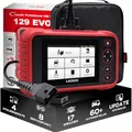 LAUNCH Europe CRP 129 EVO OBD2 Diagnosegerät Auto Auslesegerät Kfz-Diagnose EOBD Tester 4 Systemen Motor, ABS, SRS, Automatik Getriebe + 8 Service Funktionen mit Touchscreen WiFi kostenlose Update