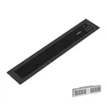 Klarstein Brisa Dunstabzugshaube 60 cm -  Energieeffizienz, 710 M³/H Luftstrom, Leise 42-66 dB, Touch-Steuerung, Flip-Open Technik, Led-Beleuchtung, Edelstahl, Umluftbetrieb Möglich