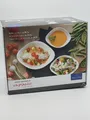 Villeroy & Boch Vapiano Porzellan Suppe-, Salat-, Pasta-Schalen Set, 6-tlg. Weiß