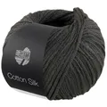 Wolle Kreativ! Lana Grossa - Cotton Silk Fb. 11 anthrazit 50 g