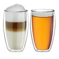 Creano doppelwandiges Thermoglas 250ml „DG-SH“ 2er-Set