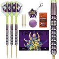 Target Darts Luke Littler Steel Tip Swiss Point Darts, 90% Tungsten Dart Set, 23G | Die Nuke 2025 Sonderausgabe K-Flex, Schlüsselring, Ersatz-Swiss-Spitzen und Premium-Werkzeug im Lieferumfang