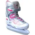 Cox Swain Schlittschuhe Kinderschlittschuhe Laura, 4-fach größenverstellbar rosa XS (29-32)