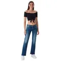 LTB Bootcut-Jeans Damen Jeanshose Valerie Boot Cut Fit Denim Hose mit Stretch blau 30W / 34L