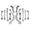 8x Querlenker + 2x Koppelstange + 2x Spurstangenkopf vorne Satz für AUDI A4 B8