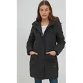 OXMO OXTala Damen Wintermantel Parka Mantel gefüttert mit hochabschließendem Kragen - Grau - M