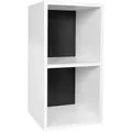 Mid.you Regal, Schwarz, Weiß, Holzwerkstoff, 1 Fächer, 30x60x30 cm, stehend, Wohnzimmer, Regale, Bücherregale