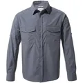 Craghoppers Herren Kiwi Langarmhemd - XXXL - Ombre Blue