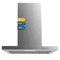 Cecotec Dunstabzugshaube 60 cm Typ T Bolero Flux TM 603500 Inox A. Leistung de Absaugung 350m3/h, Motor 70W, Control Mechanisch, 3 Stufen de Leistu... - Silber