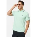 Indicode Poloshirt Herren Wallo Polo Shirt Herrenshirt 100% Baumwolle grün S (48)