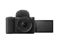 SONY Alpha ZV-E10 II KIT mit 16–50 mm F 3.5–5.6 Powerzoom-Kit-Objektiv Spiegellose APS-C-Kamera, 7,5 cm Display Touchscreen, WLAN