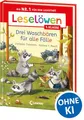 Leselöwen 1. Klasse - Drei Waschbären für alle Fälle: Die Nr. 1 für den Lesestart - Mit Leselernschrift ABeZeh - Erstlesebuch für Kinder ab 6 Jahren
