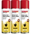 SONAX Professional Motor Plast 3x300 ml Motorversiegelung Schutzlack Motorschutz