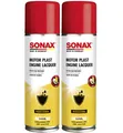 SONAX Professional Motor Plast 2x300 ml Motorversiegelung Schutzlack Motorschutz