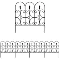 Provance Beetumrandung Beeteinfassung Gartenzaun Kunststoff 4 bis 20 Meter Länge, Set, Beeteinfassung 600 cm
