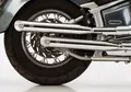 FALCON Cromo Line Auspuff silber EG-BE passt für YAMAHA XVS1100 Drag Star(99-02)