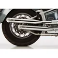 FALCON Cromo Line 2 Schalldämpfer passend für Yamaha XVS1100 Drag Star VP05 Bj.: