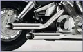 für: FALCON Auspuffsystem Cromo Line verchromt EG/BE 65240443B YAMAHA, XVS 1100