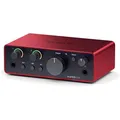 FOCUSRITE USB Audio Interface 2 in/2/out Scarlett Solo 4th Gen gen4