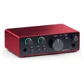 Focusrite SCARLETT Solo 4Gen Audio-Interface Rot Schwarz, MPN 815301001478