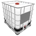 1000l IBC Wassertank DN150/50 auf Stahlpalette (Gebraucht/Gespült)