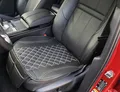 Sitzauflage Schwarz Kunstleder passend für Opel Adam OT408