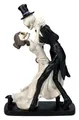 Figuren Shop GmbH Dekofigur Skelettfigur - Tanzendes Brautpaar - Gothic Dekofigur Skelett