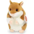Teddy Hermann Kuscheltier Hamster 16 cm hockend goldbraun/weiß - Beige